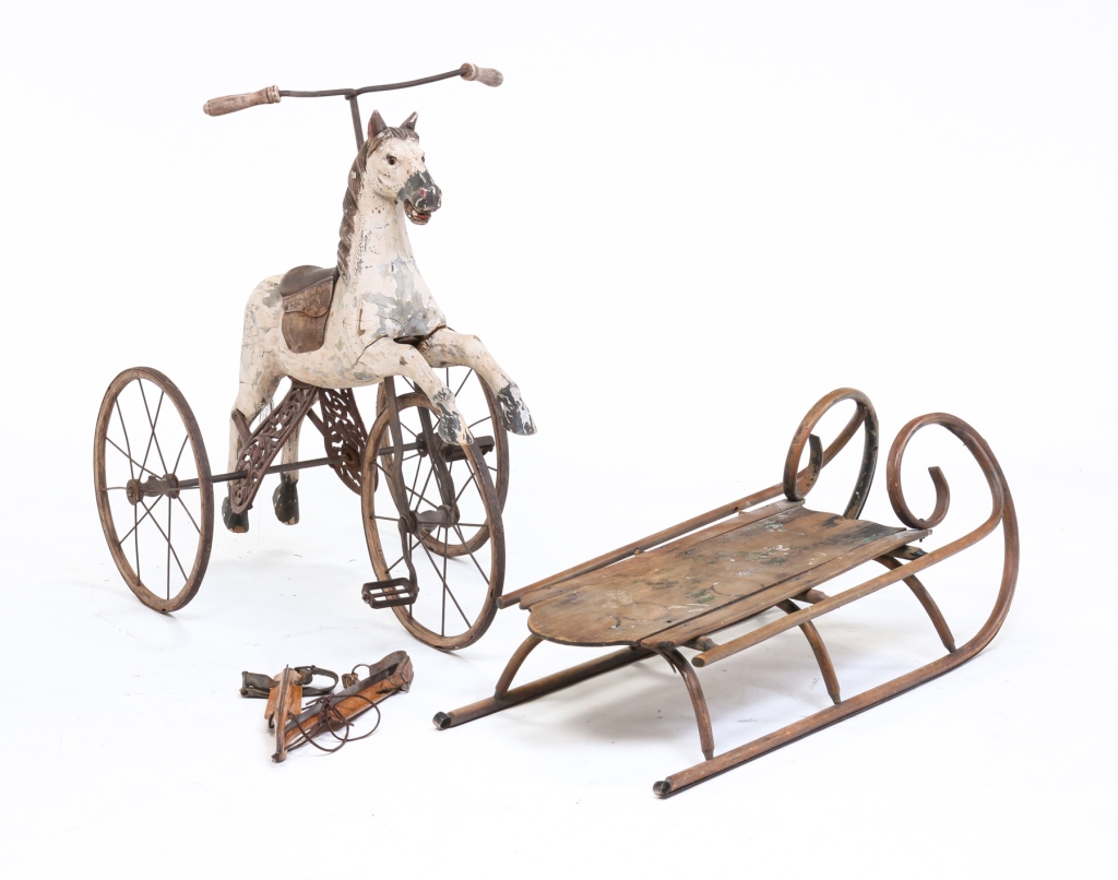 Appraisal: American and or European late th-late th century Late velocipede