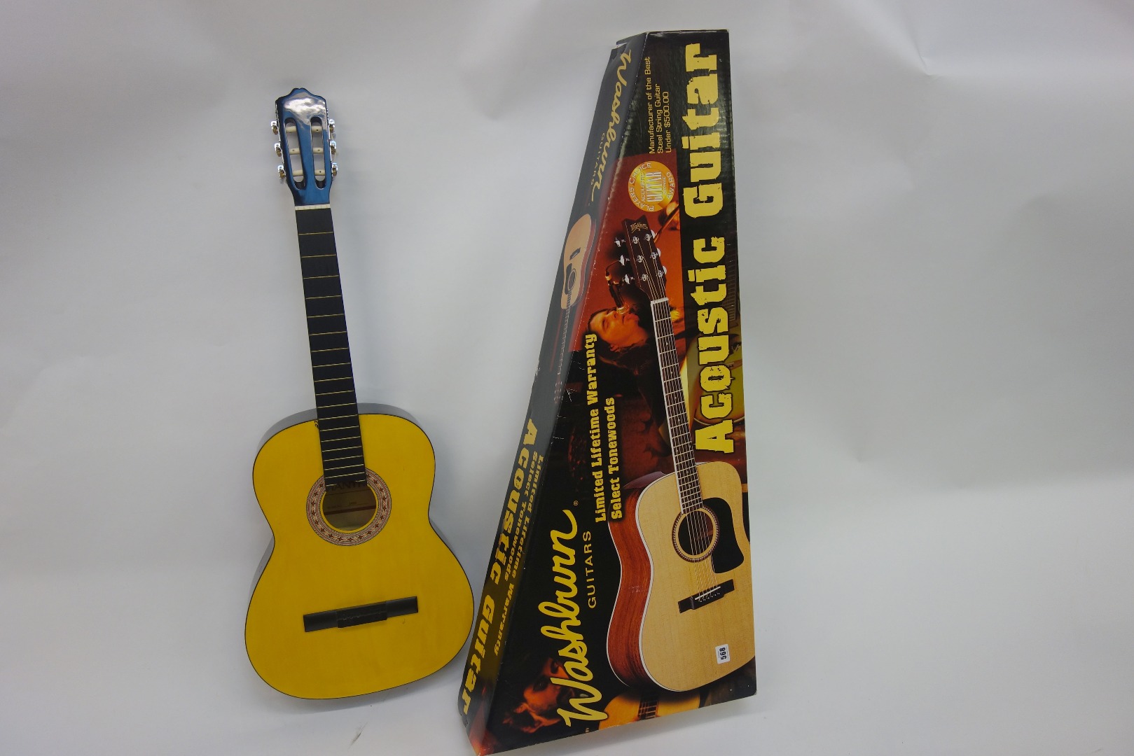 Appraisal: A modern Washburn Acoustic guitar in original box