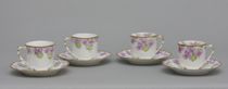 Appraisal: Set of Limoges Tea Cups and Saucers Matching set includes