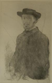 Appraisal: Edgar Degas etching Edgar Degas French - - ''Edgar Degas