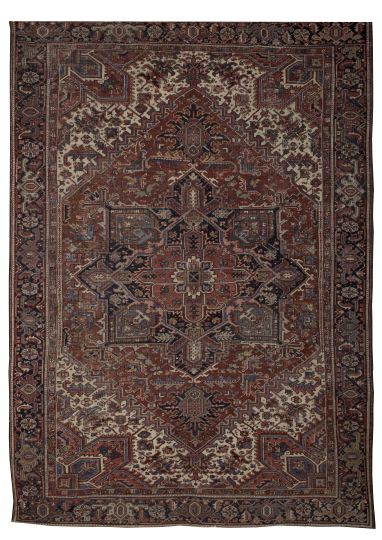 Appraisal: Antique Heriz Carpet ' x '