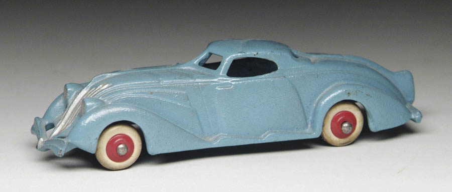 Appraisal: HUBLEY COUPE Painted light blue with white rubber tires SIZE