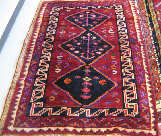 Appraisal: TWO PERSIAN HAMADAN AREA RUGS ' x ' and '