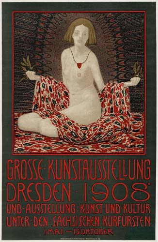 Appraisal: ALEXANDER BARANOWSKY - GROSSE-KUNSTAUSSTELLUNG DRESDEN x inches Oswald Enterlein Kunstanstalt