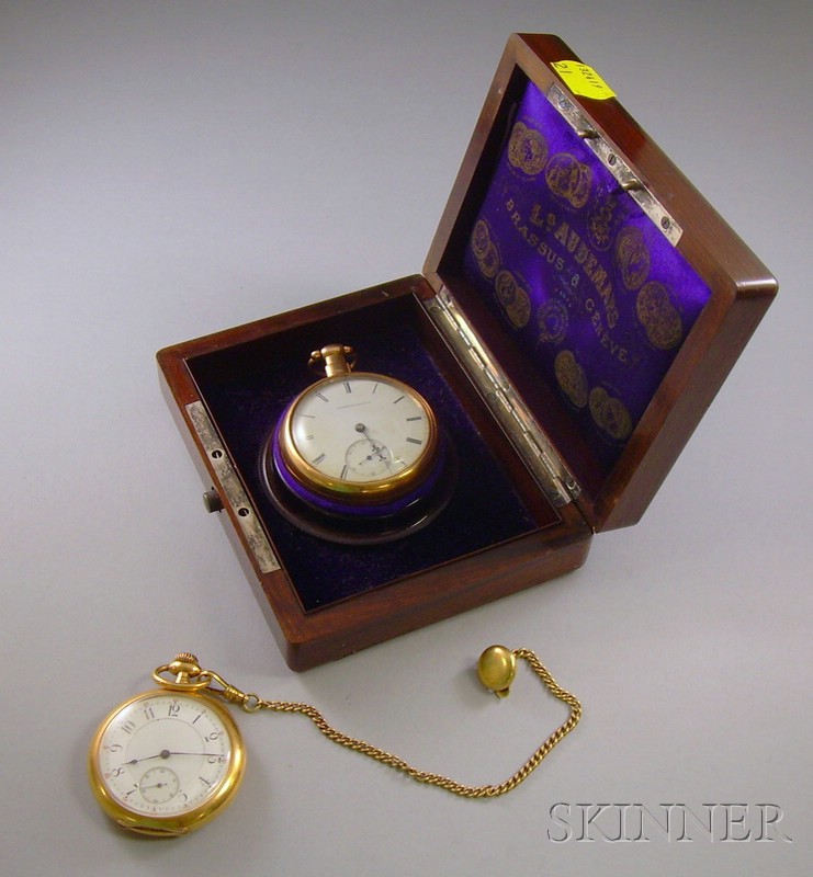 Appraisal: Two Open-face Pocket Watches one American Watch Co housed in