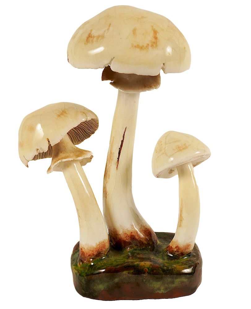 Appraisal: Lorenzen 'Agaricus Silvicola' Mushroom High Ernst Alma Lorenzen mushroom 'Agaricus