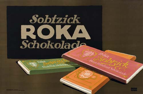 Appraisal: LUCIAN BERNHARD - SOBTZICK ROKA x inches Hollerbaum Schmidt Berlin