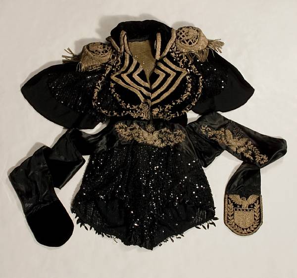 Appraisal: An Eleanor Powell dance costume from Broadway Melody of Metro-Goldwyn-Mayer