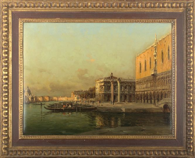 Appraisal: Marc Aldine French - View of the Doge's Palace and