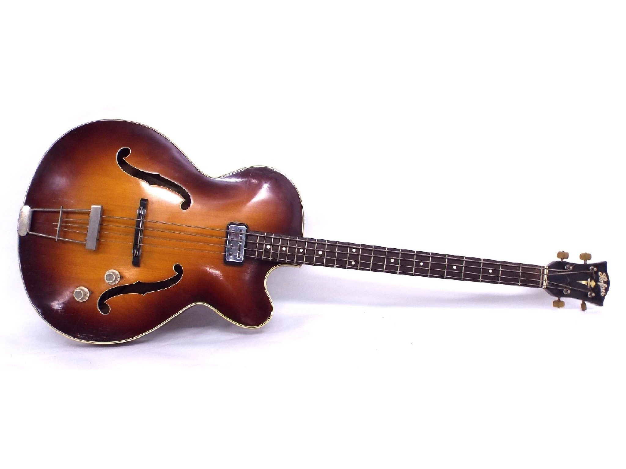 Appraisal: Hofner Senator bass guitar circa no finish with various marks