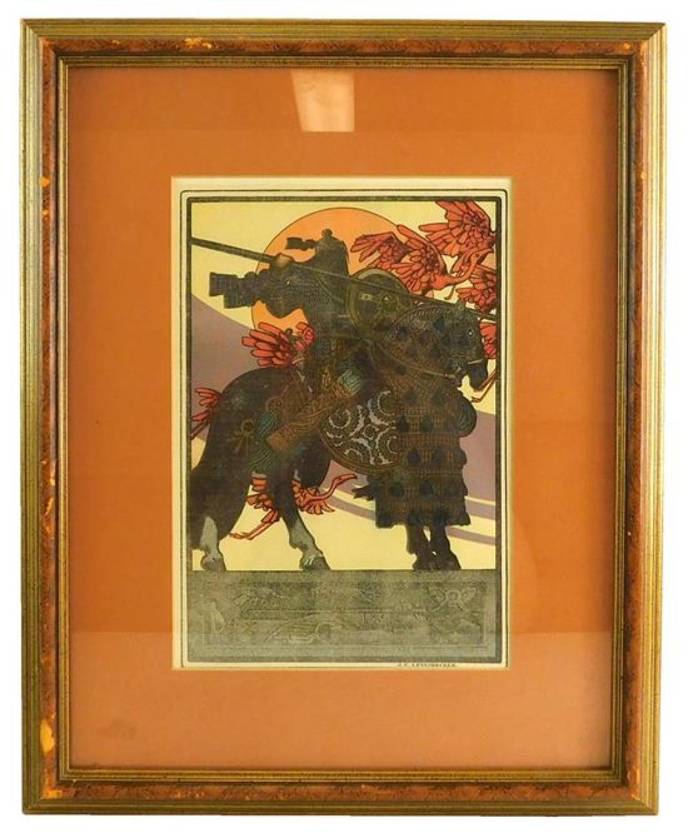 Appraisal: J C Leyendecker United States - Knight Lithograph c Ed