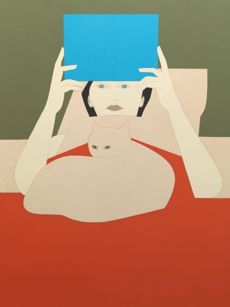 Appraisal: WILL BARNET AMERICAN - x sheet Woman Reading Screenprint on