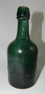 Appraisal: Soda bottle Soda- round marked 'Dyottsville Glassworks Philadela' pint emerald