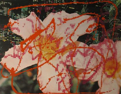 Appraisal: JAMES ROSENQUIST american b NEW YORK SAYS IT from new