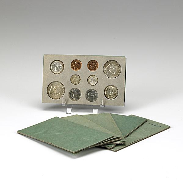 Appraisal: UNCIRCULATED COIN SETSTwo complete sets in original cardboard