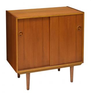 Appraisal: DANISH MID-CENTURY MODERN TEAKWOOD CABINET Danish mid-century modern teakwood cabinet