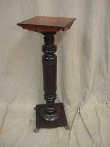 Appraisal: Victorian Pedestal Dimensions hx x