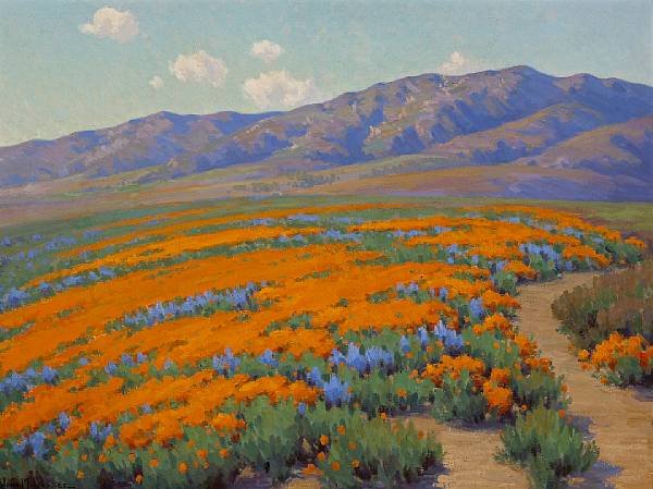 Appraisal: n a John Marshall Gamble - California Wildflowers signed 'John