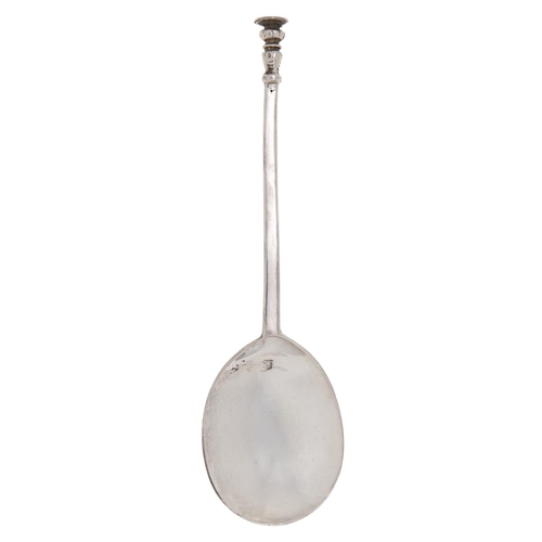 Appraisal: A Commonwealth silver seal top spoon the fig shaped bowl