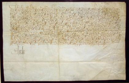 Appraisal: piece Document Signed Charles VIII King of France - Folio