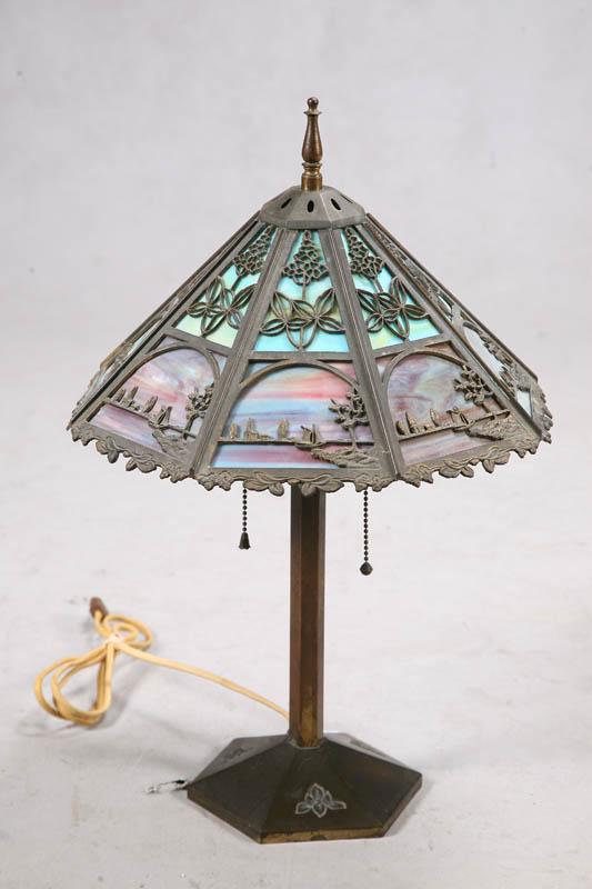 Appraisal: TABLE LAMP Base signed B H for Bradley Hubbard Small