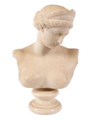 Appraisal: th Century Italian School A Goddess wearing a Diadem marble