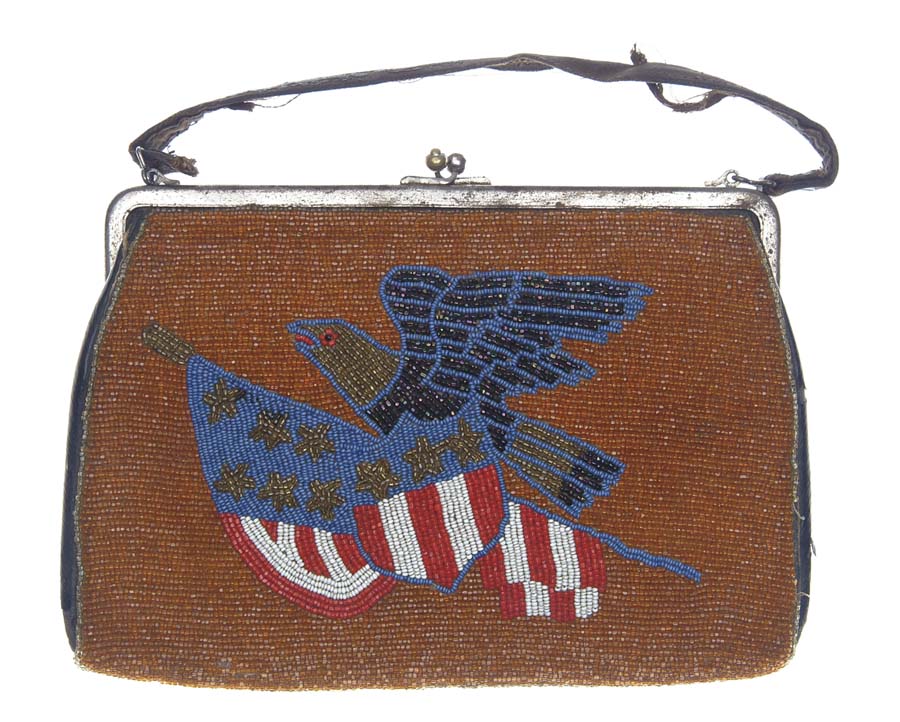 Appraisal: INDIAN MADE CIRCA PLATEAU PURSE CLASP TYPE Flying eagle with