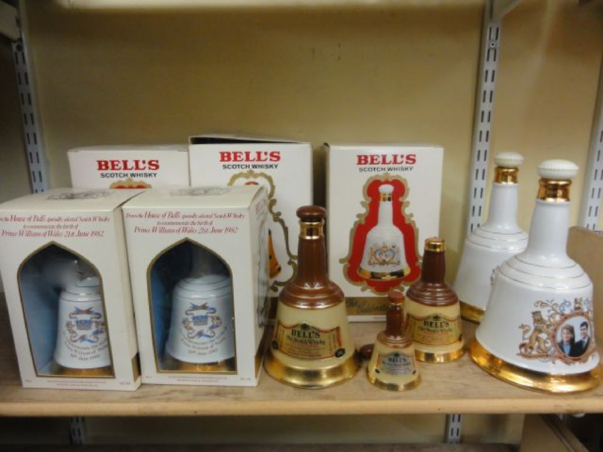 Appraisal: A collection of various Wade Bell's Scotch Whisky flasks including