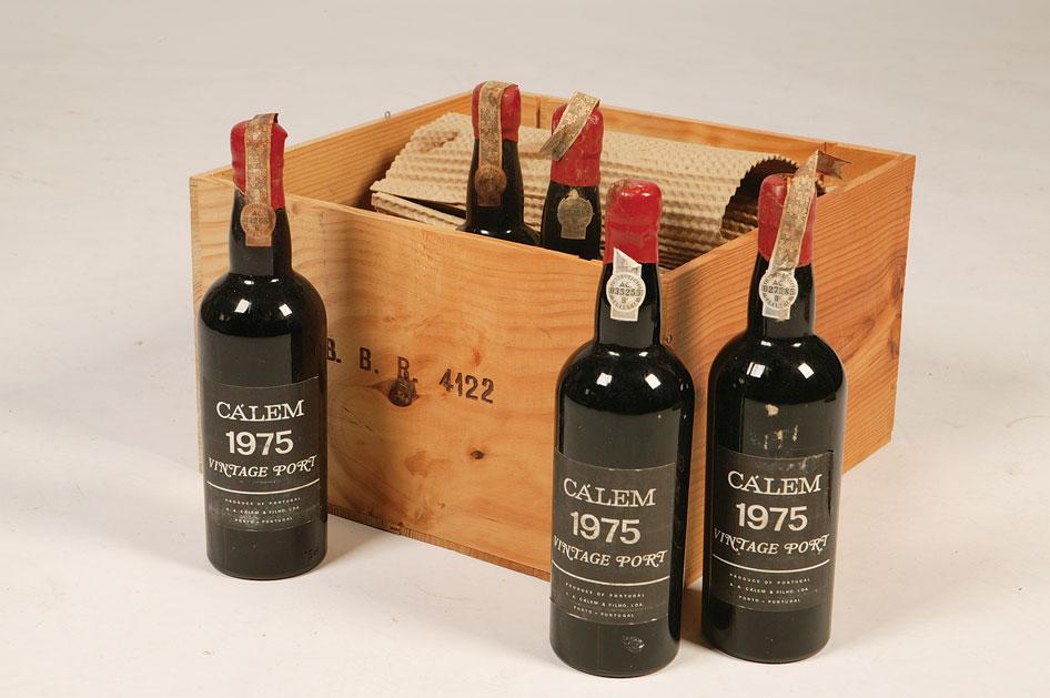 Appraisal: SEVEN BOTTLES OF CALEM VINTAGE PORT See illustration -