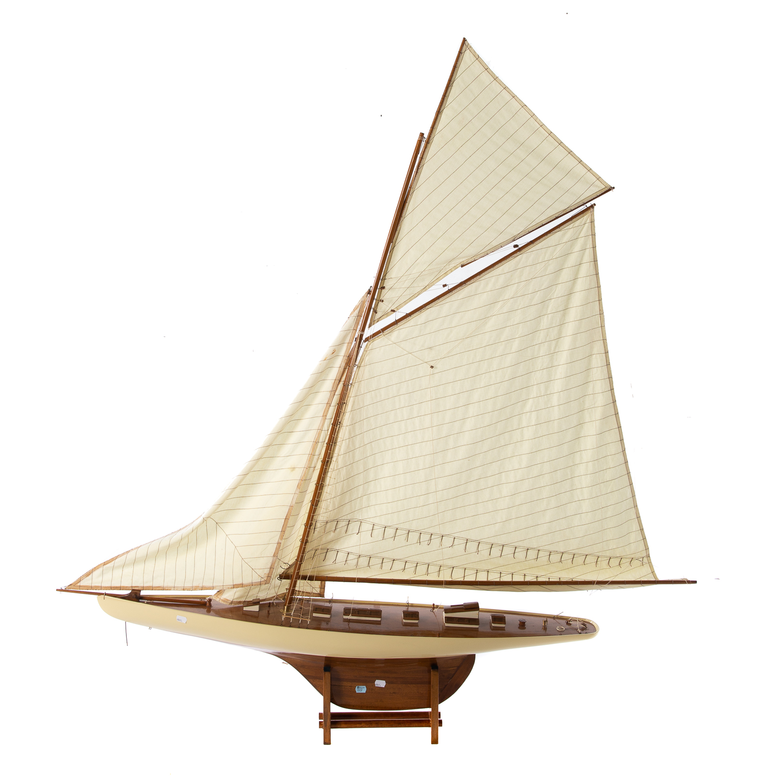 Appraisal: WORKING MODEL OF AMERICA'S CUP YACHT COLUMBIA Second half- th