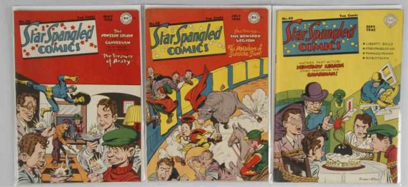 Appraisal: Lot of s Star Spangled Comics Description This lot includes