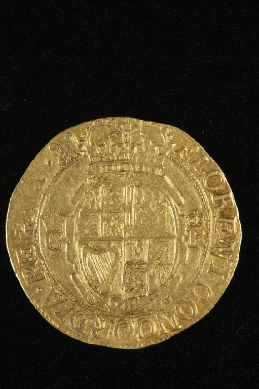 Appraisal: A CHARLES I GOLD UNITE th Bust Mint Mark Portcullis