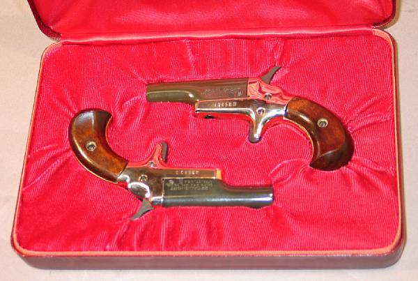 Appraisal: A cased pair of Colt th model derringers Serial numbers