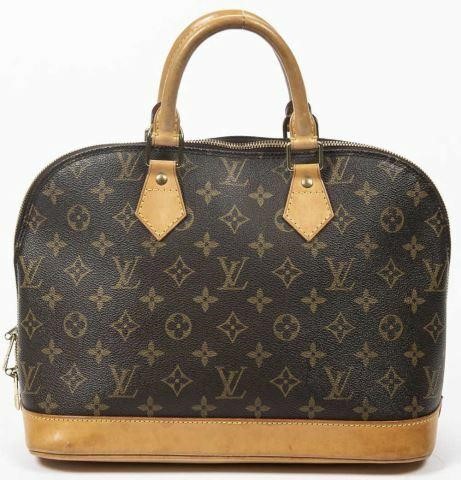 Appraisal: Louis Vuitton Alma PM handbag in monogram coated canvas with