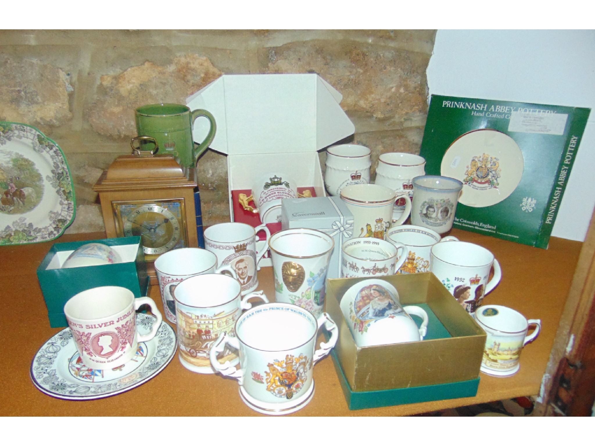 Appraisal: A quantity of mainly boxed royal commemorative wares including a