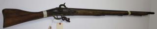 Appraisal: th c Brown Bess Model III flintlock musket old conversion