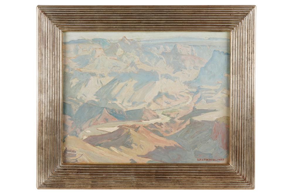 Appraisal: RALPH WILLIAM HOLMES - GRAND CANYONoil on Masonite signed lower