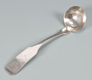 Appraisal: TK Marsh KY Coin Silver Gravy Ladle Paris Kentucky coin