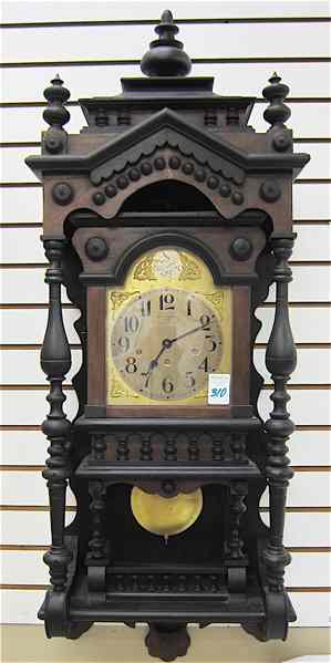 Appraisal: HERMLE WALL CLOCK Franz Hermle Clock Co Gosheim Baden Wuerttemberg