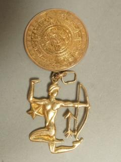 Appraisal: Yellow Gold Large Vintage Charms K yellow go Yellow Gold