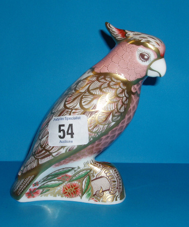 Appraisal: Royal Crown Derby Cockatoo Limited Edition Of Boxed With Certificate