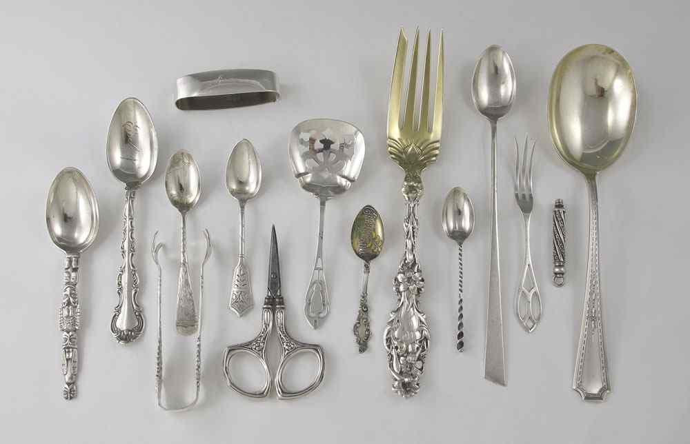 Appraisal: COLLECTION OF STERLING SILVER FLATWARE Approx pieces of assorted sterling