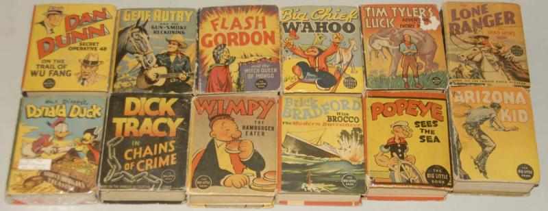 Appraisal: Lot of Assorted Character Big Little Books This lot includes