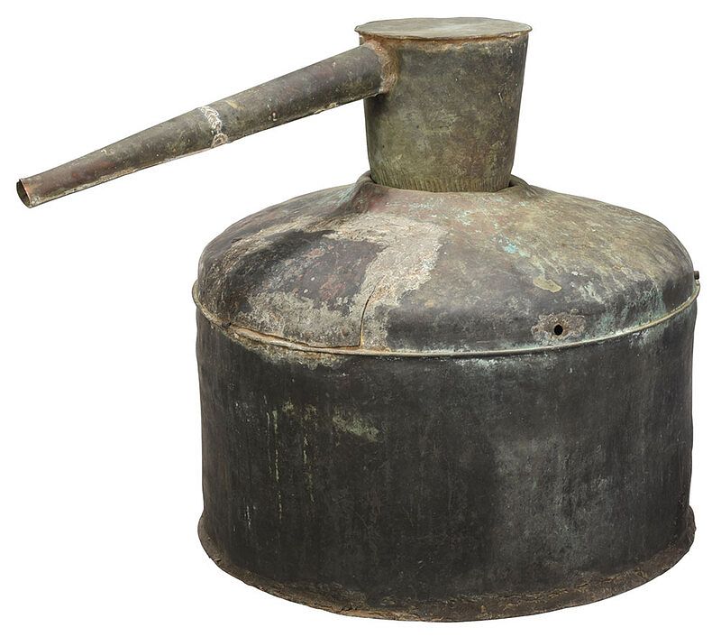 Appraisal: A North Carolina Attributed Copper Still attributed to Rockingham County