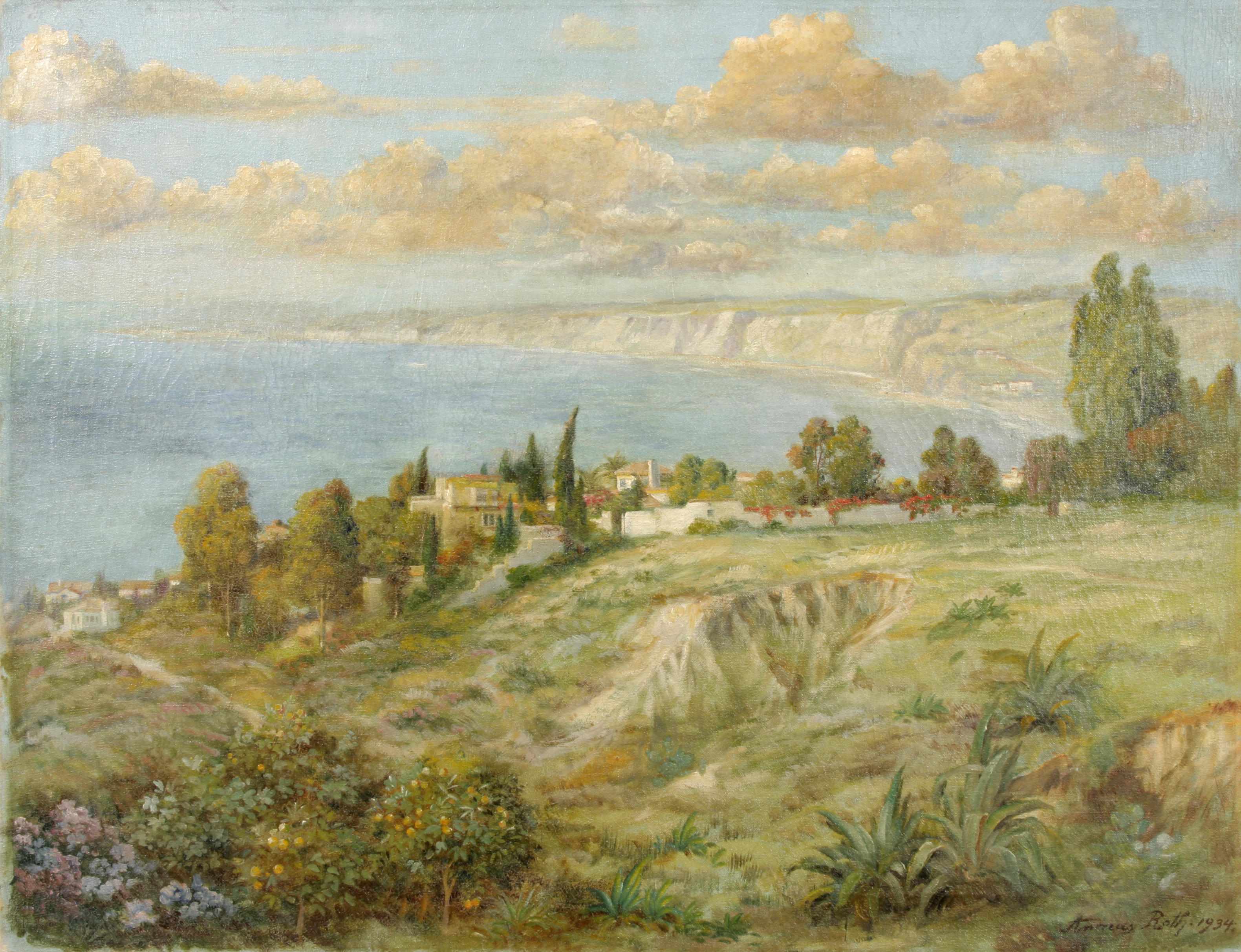 Appraisal: Andreas Roth Swiss American - La Jolla from Solintate Avenue