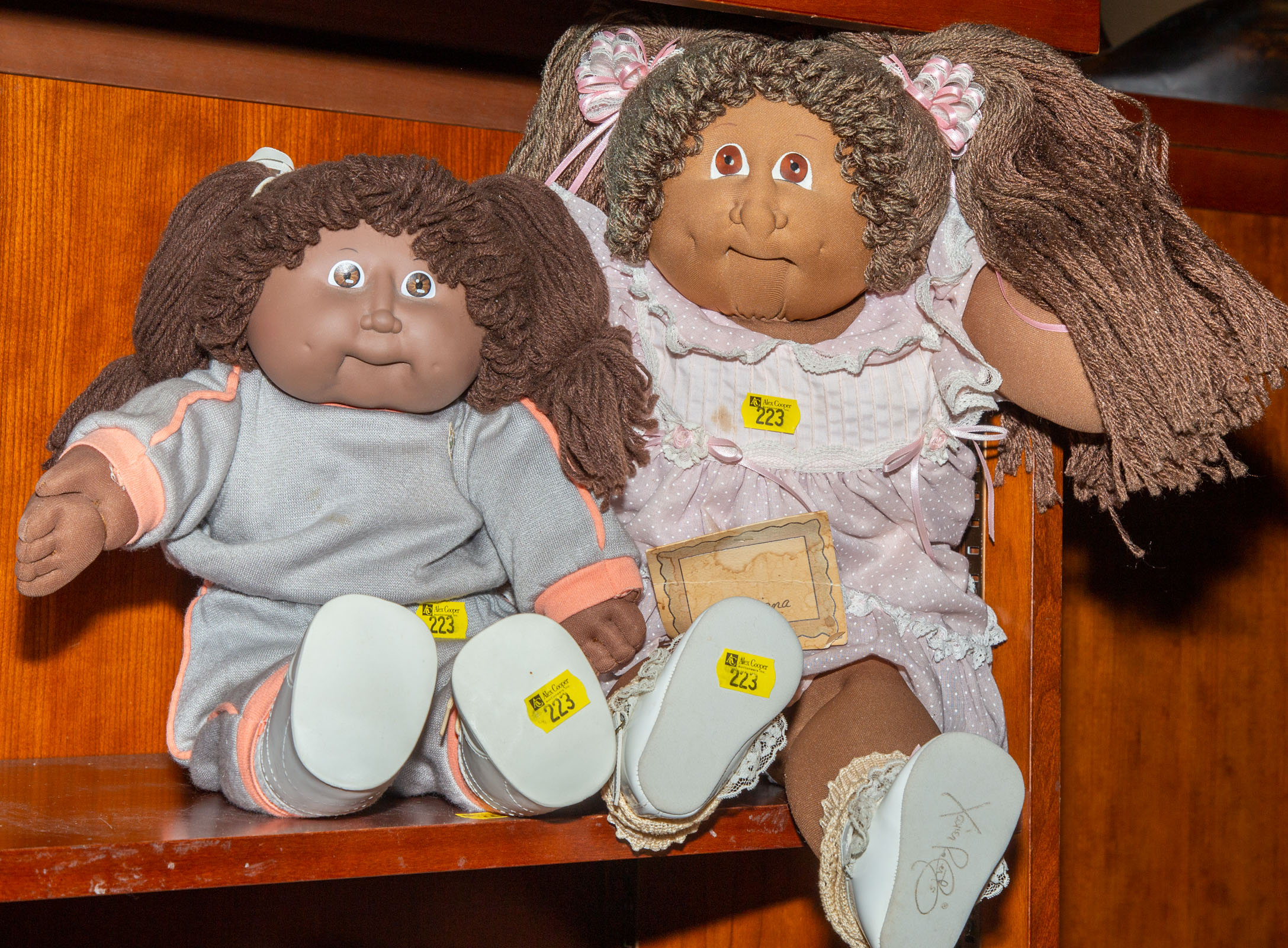 Appraisal: TWO CABBAGE PATCH KIDS Includes Georgiana doll is entirely soft