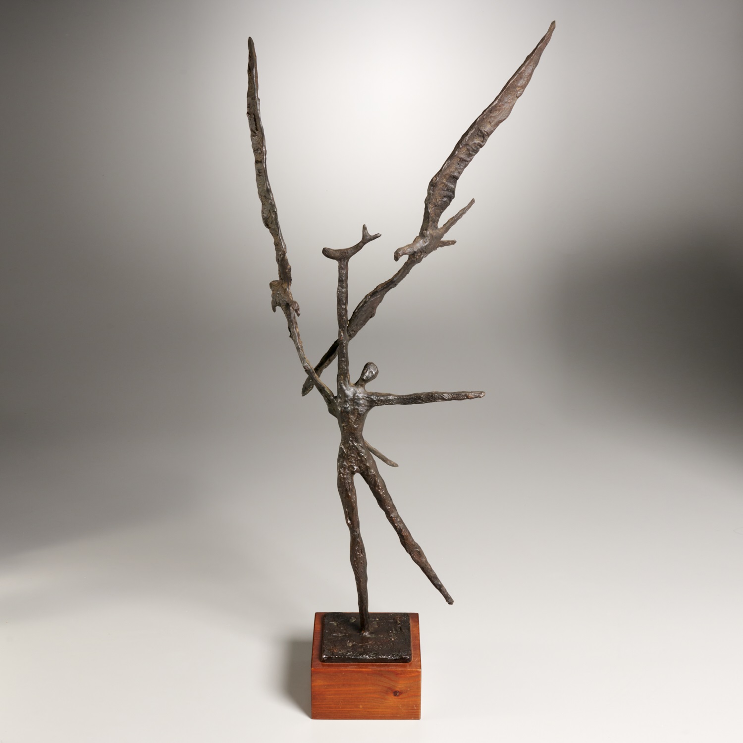 Appraisal: LINDSAY DAEN PATINATED BRONZE SCULPTURE C Lindsay Daen American -