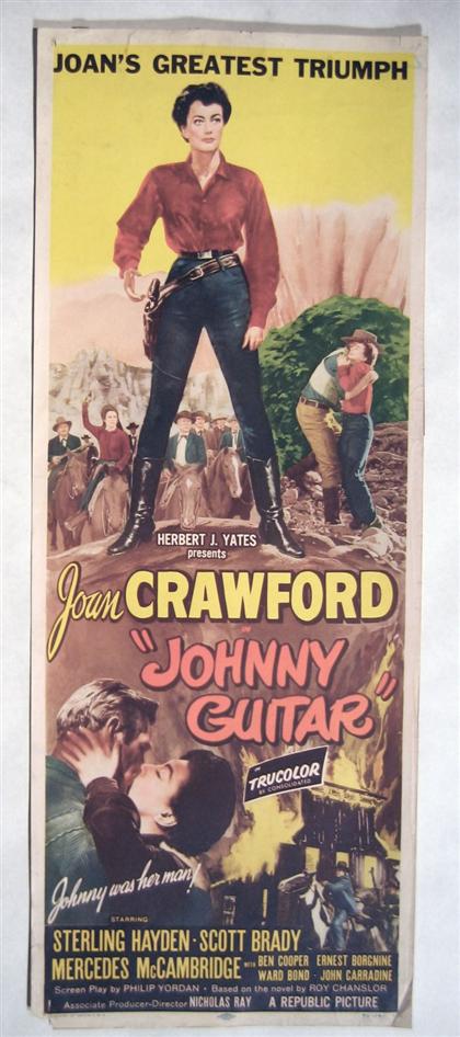 Appraisal: piece Movie Poster Johnny Guitar Republic Color litho insert format