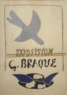 Appraisal: Georges Braque France Exposition G Braque after the poster for