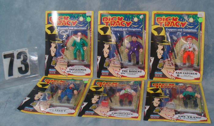 Appraisal: Dick Tracy Action Figures lot set of all mint on